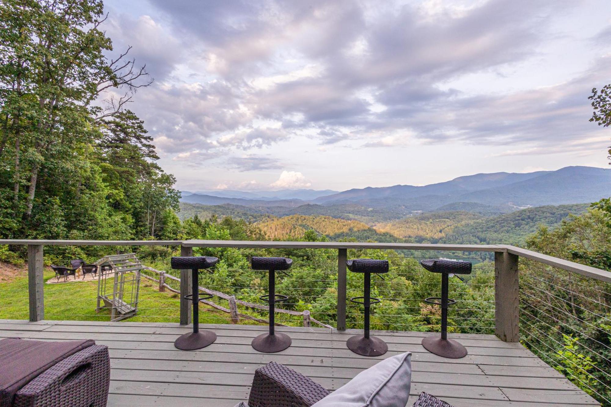 Stunning Mtn. Views! 4Br With All The Amenities! - Vista Vibes- Bryson City Esterno foto